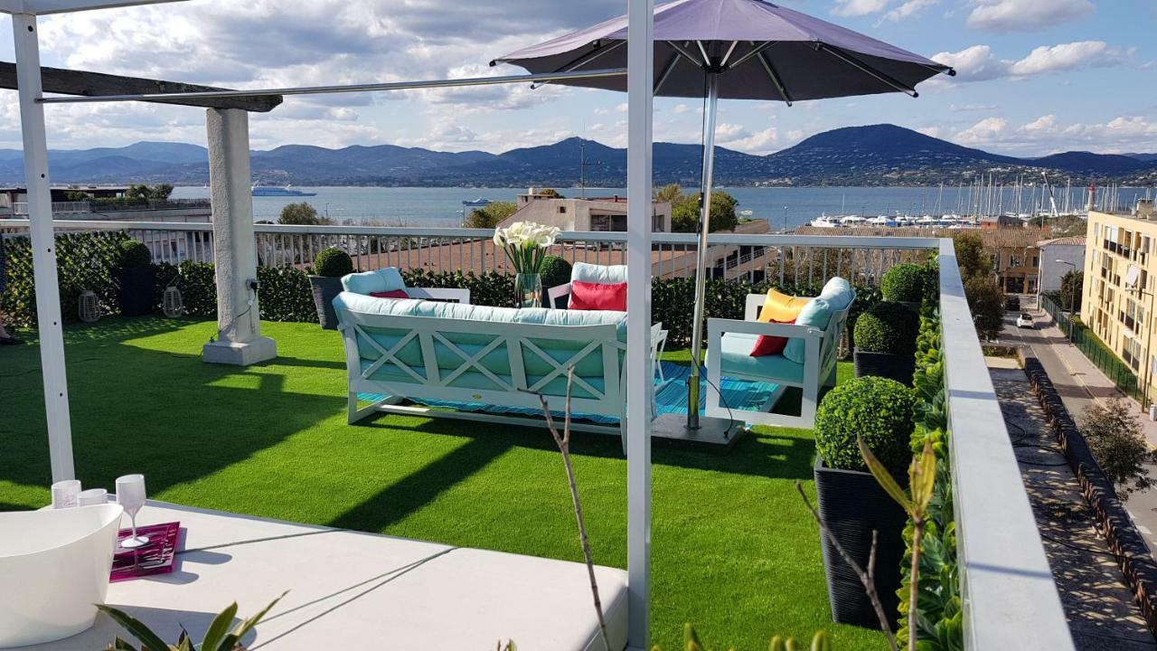 Saint Tropez Sea View Penthouse Leilighet Eksteriør bilde