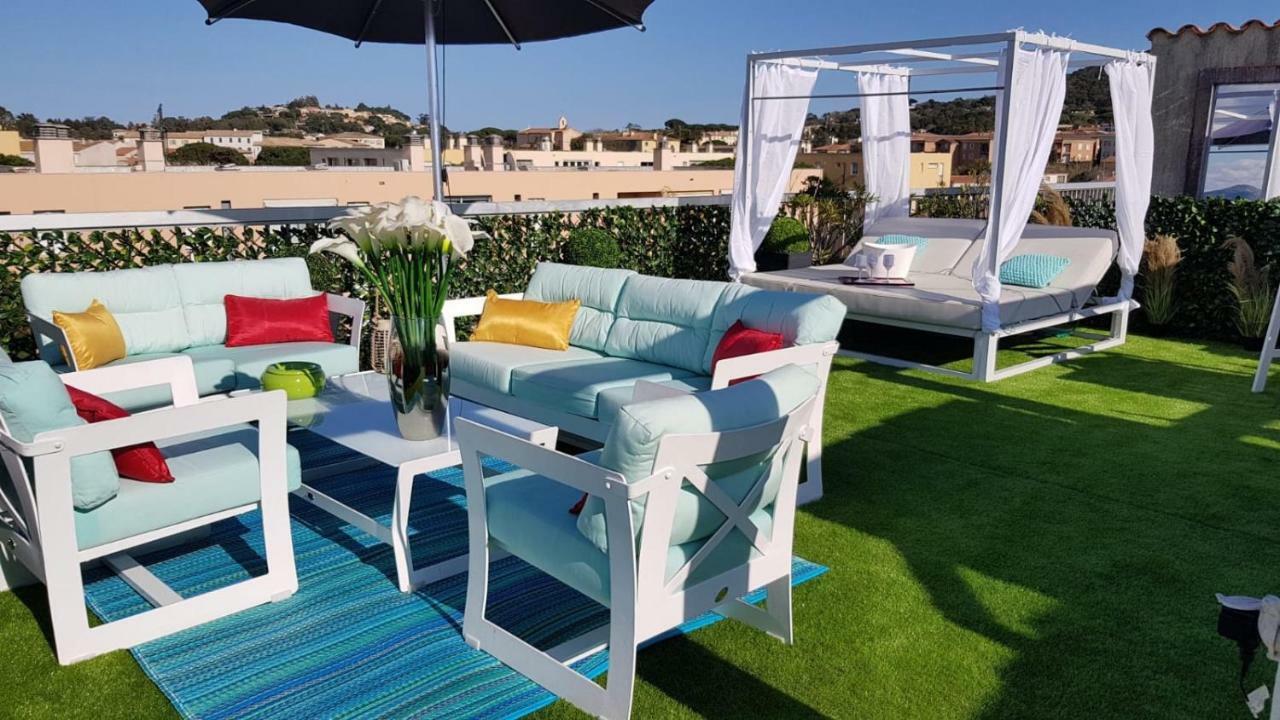 Saint Tropez Sea View Penthouse Leilighet Eksteriør bilde