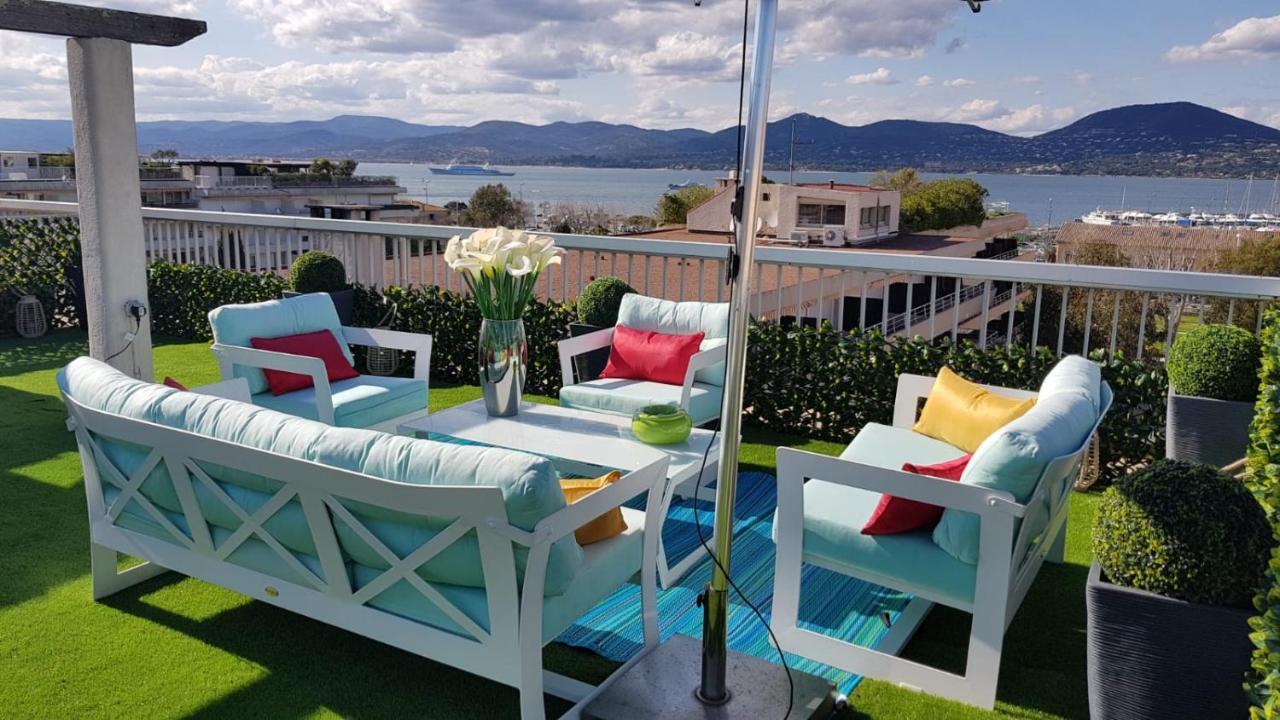 Saint Tropez Sea View Penthouse Leilighet Eksteriør bilde