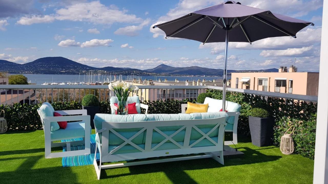 Saint Tropez Sea View Penthouse Leilighet Eksteriør bilde