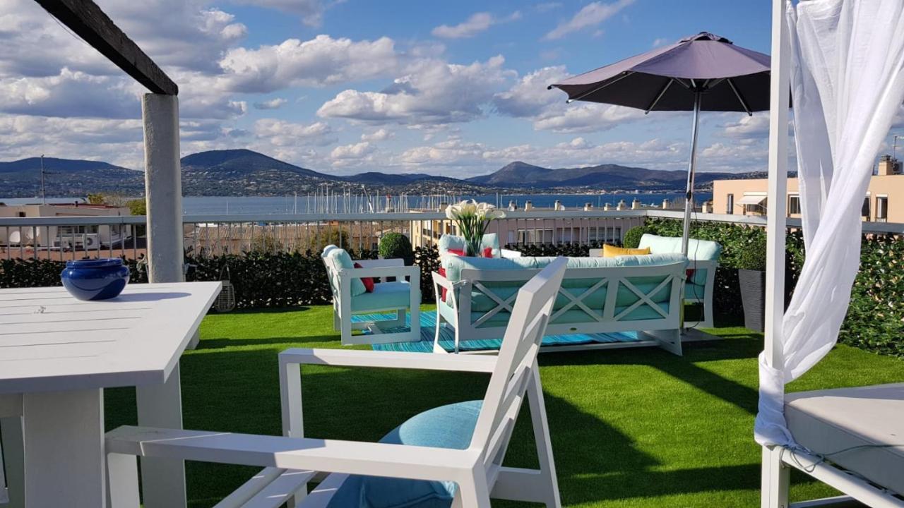 Saint Tropez Sea View Penthouse Leilighet Eksteriør bilde