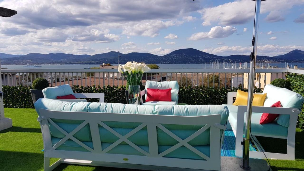 Saint Tropez Sea View Penthouse Leilighet Eksteriør bilde